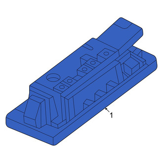 Fiat OE - Rear License Plate Light Assembly