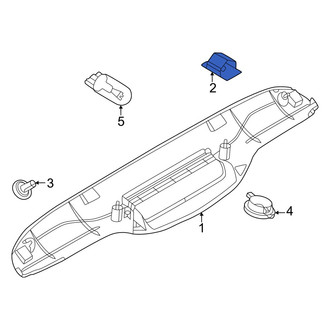 Fiat OE - Center High Mount Stop Light Clip