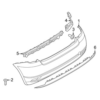 Fiat OE - Rear Bumper - Bumper & Components (Bumper Cover & Trim)