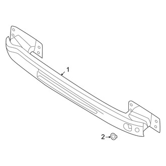 Fiat OE - Rear Bumper - Bumper & Components (Bumper Support)