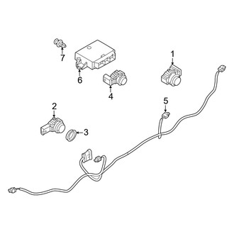 Fiat OE - Rear Bumper - Electrical Components