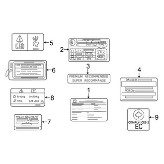Fiat OE - Information Labels - Labels
