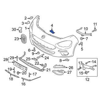 Fiat OE - Bumper Cover Brace