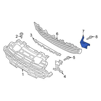 Fiat OE - Left Lower Grille Bracket