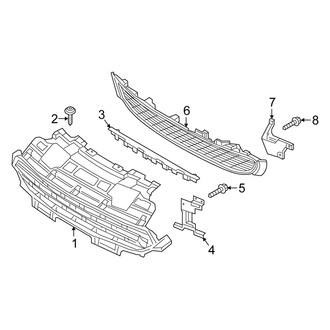 Fiat OE - Front Bumper & Grille - Grille & Components (Classica / Lusso)