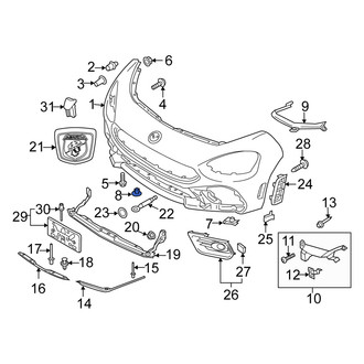 Fiat OE - Bumper Cover Nut