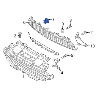 Fiat OE - Right Grille Retainer