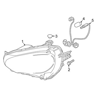 Fiat OE - Front Lamps - Headlamp Components (LED)