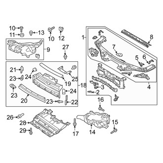 Fiat OE - Radiator Support