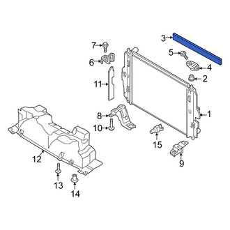 Fiat OE - Right Lower Radiator Mount Bracket