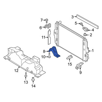 Fiat OE - Right Lower Radiator Mount Bracket