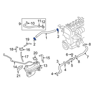 Fiat OE - Upper Radiator Hose Clamp
