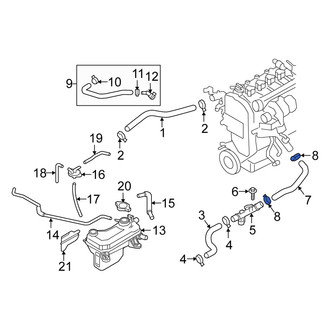 Fiat OE - Upper Radiator Hose Clamp