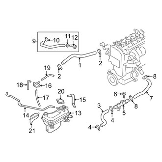 Fiat OE - Cooling - Hoses & Pipes (Radiator Hoses & Reservoir)