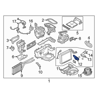 Fiat OE - A/C Evaporator Core Seal