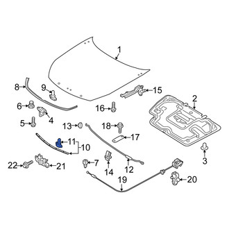 Fiat OE - Door Seal Clip