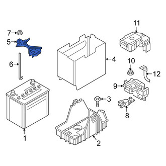 Fiat OE - Battery Hold Down