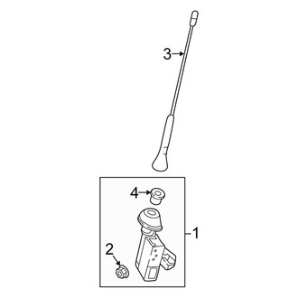 Fiat OE - Electrical - Antenna (W/O HD Radio)