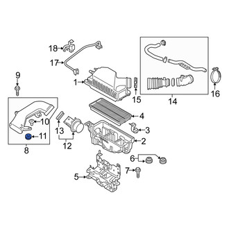 Fiat OE - Engine Air Intake Hose Grommet