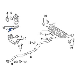 Fiat OE - Catalytic Converter Bracket