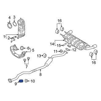 Fiat OE - Exhaust Bolt Spring