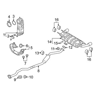 Fiat OE - Exhaust System - Exhaust Components