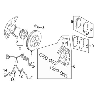 Fiat OE - Front Suspension - Brake Components (With Brembo)