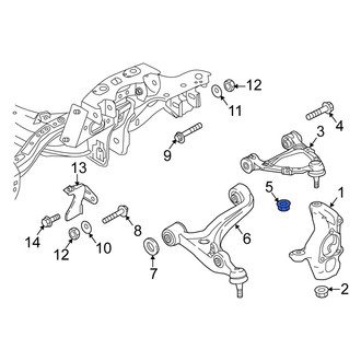 Fiat OE - Upper Suspension Control Arm Nut