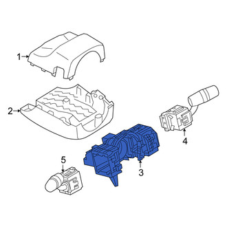Fiat OE - Steering Column Switch Housing