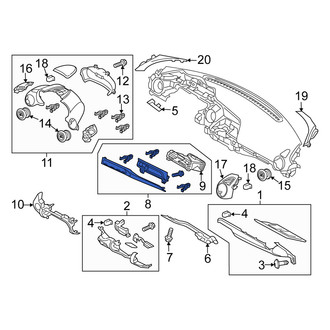 Fiat OE - Upper Instrument Panel Trim Panel