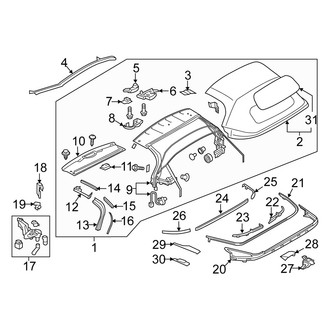 Fiat OE - Convertible/Soft Top - Top & Components