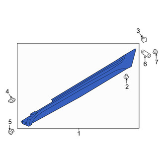 Fiat OE - Left Rocker Panel Guard