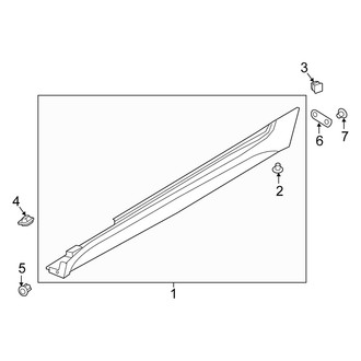 Fiat OE - Pillars, Rocker & Floor - Exterior Trim
