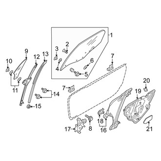 Fiat OE - Door - Glass & Hardware