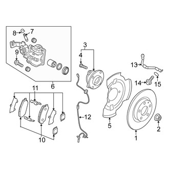 Fiat OE - Rear Suspension - Brake Components