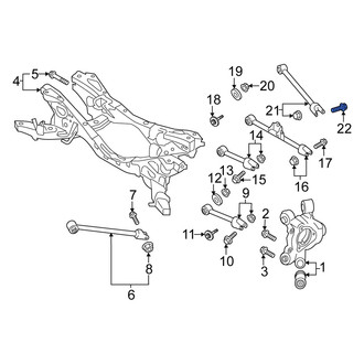 Fiat OE - Suspension Shock Absorber Bolt