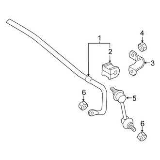 Fiat OE - Rear Suspension - Stabilizer Bar & Components