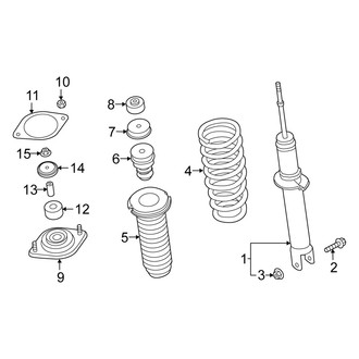 Fiat OE - Rear Suspension - Struts & Components