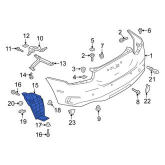 Fiat OE - Rear Right Bumper Splash Shield