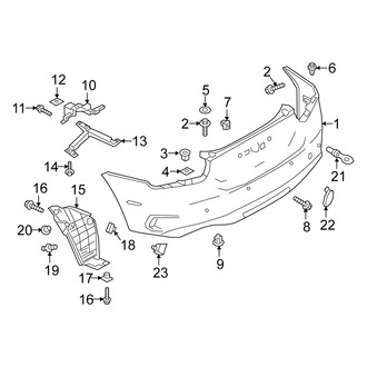 Fiat OE - Rear Bumper - Bumper & Components (Trim & Components)