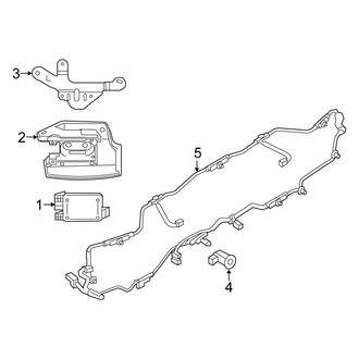 Fiat OE - Rear Bumper - Electrical Components