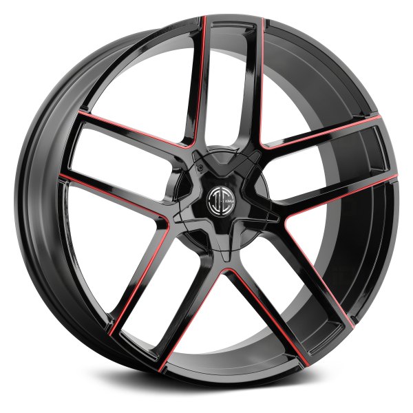FIERO® - NUMBER 64 Gloss Black with Red Milled Accents