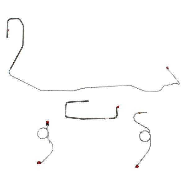 Fine Lines® Dodge Challenger Base Front Drum Brakes with EBody 1973