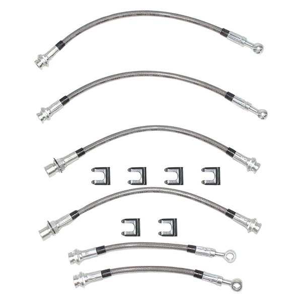 Fine Lines® Stainless Steel Braided Complete Brake Hose Kit