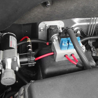 Firestone® - Air Compressor Valve Block System Installed
