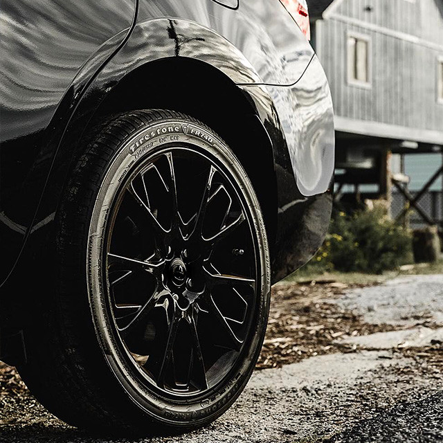 Tire On BMW
