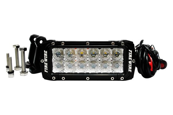 Firewire® - 6" 36W Dual Row Spot Beam LED Light Bar, Front View