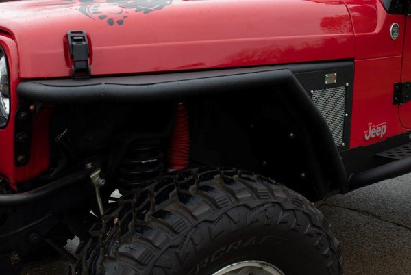 Fishbone Offroad® - Front Tube Fender Flares with Hex-Mesh Panels