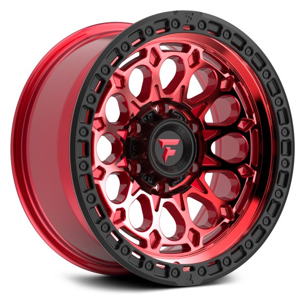 FITTIPALDI OFF-ROAD® - FT101RTB Machined Red Tint with Black Ring