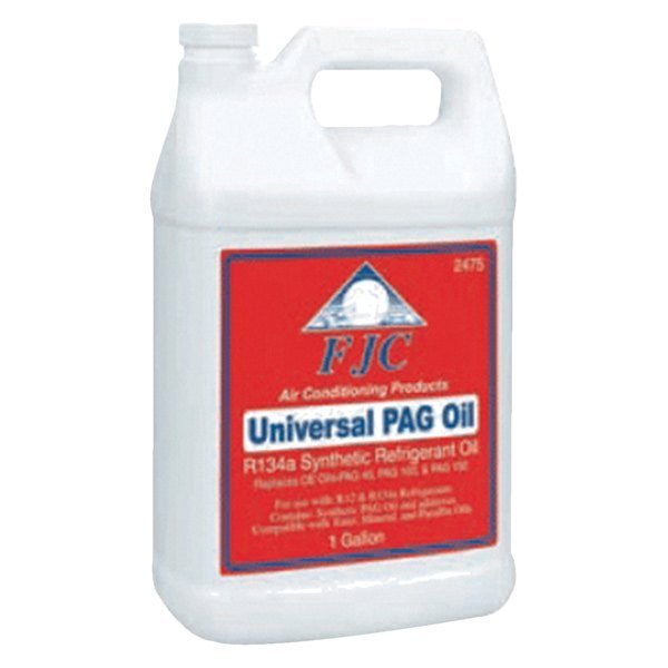 FJC® - Universal PAG R134a Refrigerant Oil with Fluorescent Leak Detection Dye, 1 Gallon